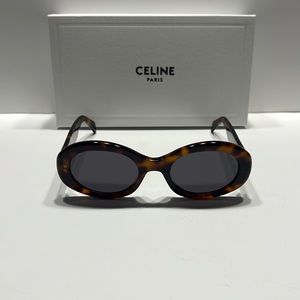 Celine Triomphe Oval Sunglasses CL40194U